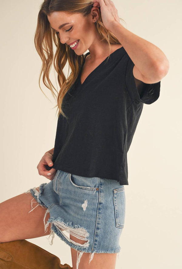 8281dk Til V-Neck Baby Top 3