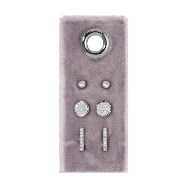 Pave Velvet Stud Gift Set-Blue Hand Home