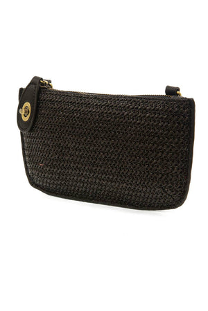 Straw Mini Wristlet Crossbody-Blue Hand Home