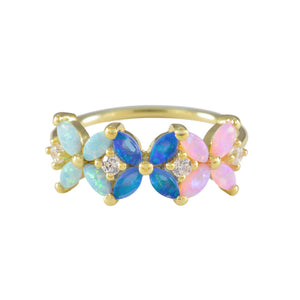 Opal Ombre Fleur Band-Blue Hand Home