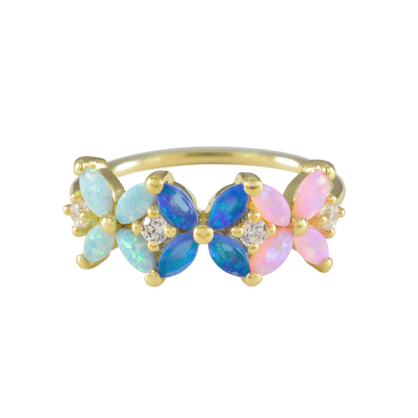 Opal Ombre Fleur Band-Blue Hand Home