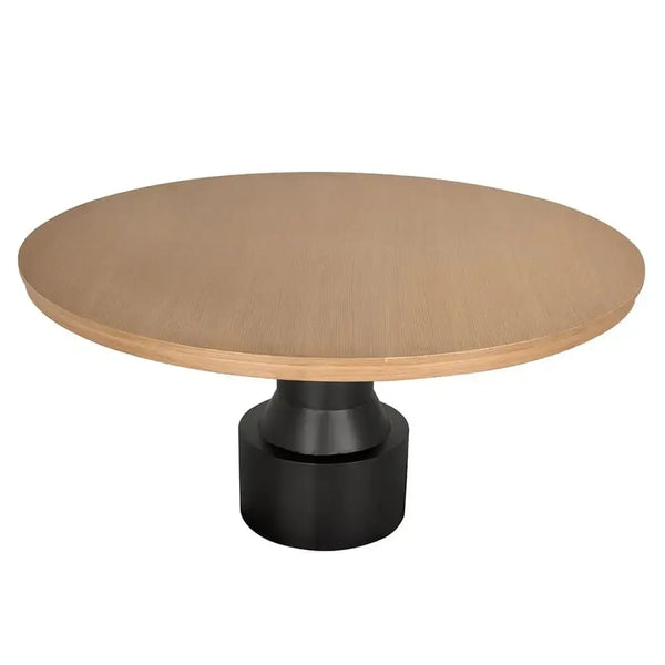 60″ Round Dining Table-Noir Furniture-Blue Hand Home