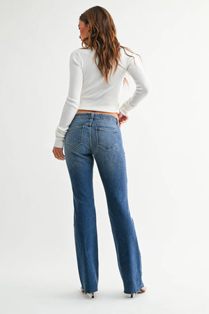 Mid Rise Bootcut - Medium Denim - Bp498j