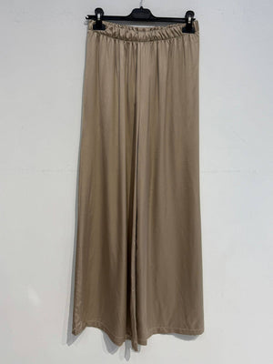 Satin trousers 2577-Blue Hand Home