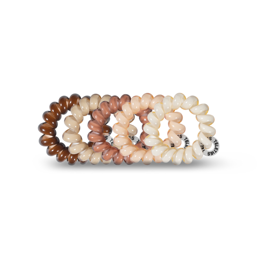 Spiral Hair Coils | Tiny | For the Love of Nudes Hair Ties-Blue Hand Home