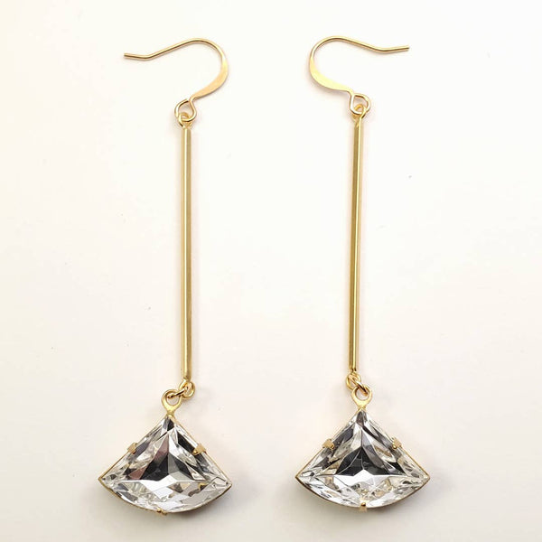 Vintage Glass Crystal Drops-Blue Hand Home