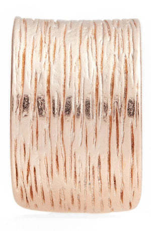 Elegant Brushed Finish Ring for Modern Style: Gold-Blue Hand Home