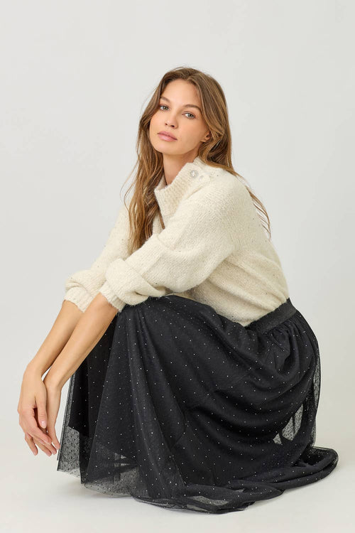 61286 Sparklet Tulle Skirt-Blue Hand Home