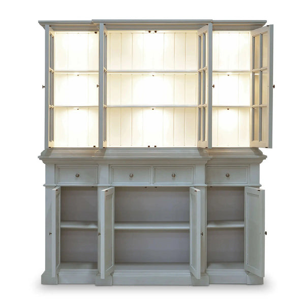 Genoa Hutch w/ 9 LED-Blue Hand Home