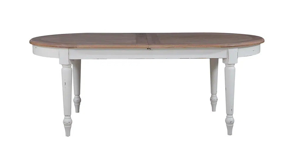 Market Open Extension Table 82'' extends to 103'' w/o Router-Blue Hand Home