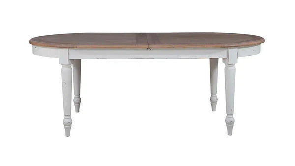 Market Open Extension Table 82'' extends to 103'' w/o Router-Blue Hand Home