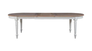 Market Open Extension Table 82'' extends to 103'' w/o Router-Blue Hand Home