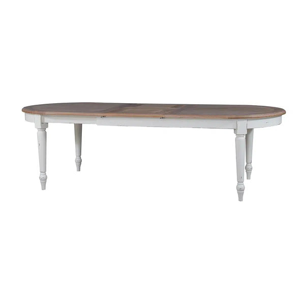 Market Open Extension Table 82'' extends to 103'' w/o Router-Blue Hand Home