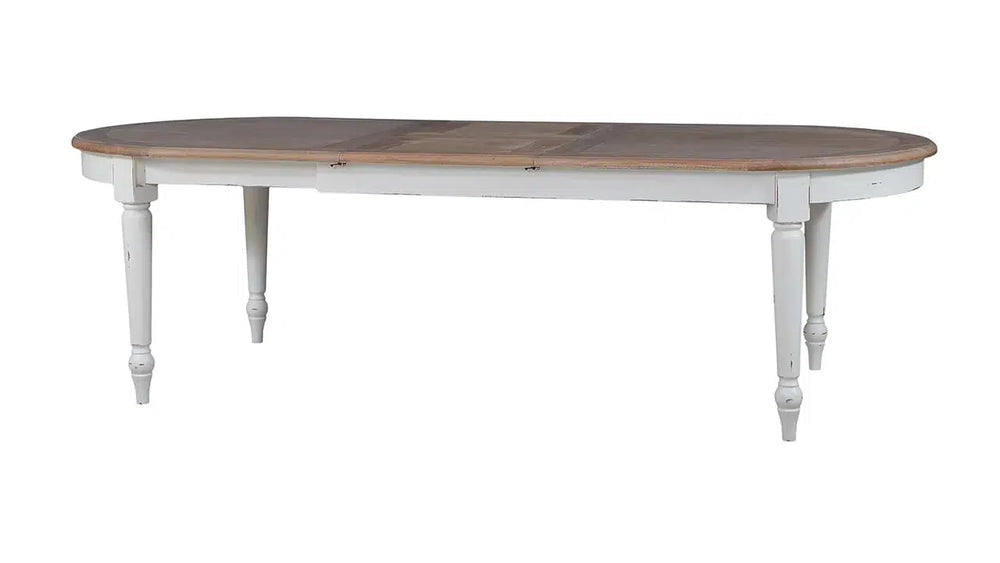 Market Open Extension Table 82'' extends to 103'' w/o Router-Blue Hand Home