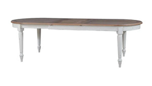 Market Open Extension Table 82'' extends to 103'' w/o Router-Blue Hand Home