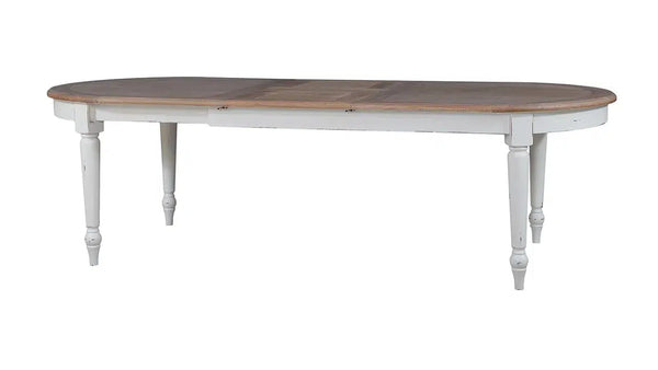 Market Open Extension Table 82'' extends to 103'' w/o Router-Blue Hand Home