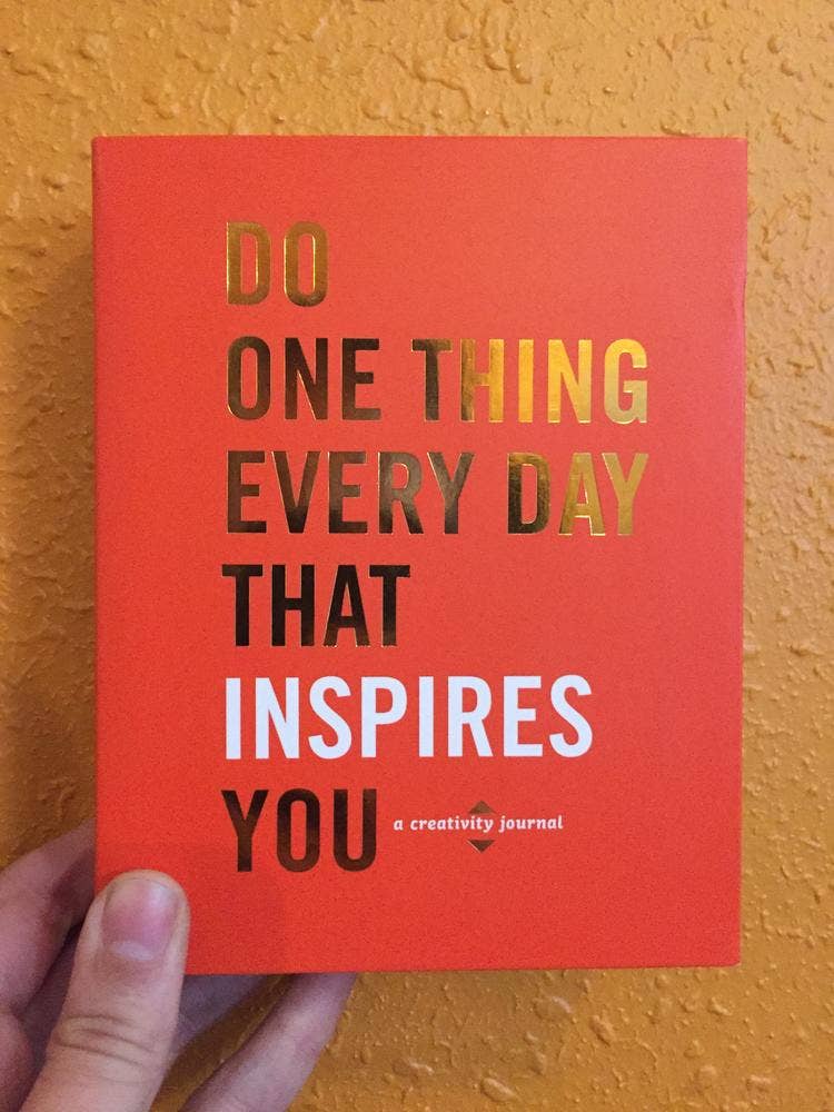 Do One Thing Every Day That Inspires You-Blue Hand Home