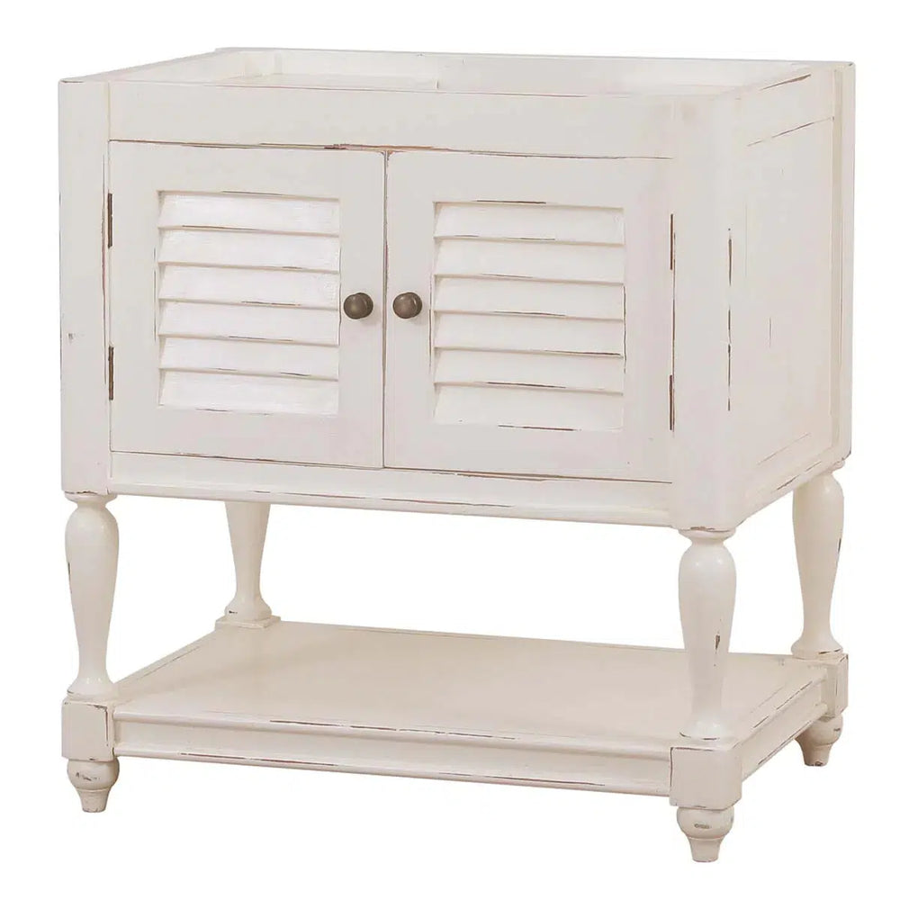 Cottage Guest Vanity w/o Marble Top & Sink-Blue Hand Home