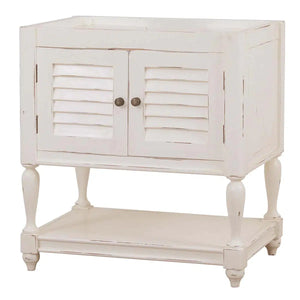 Cottage Guest Vanity w/o Marble Top & Sink-Blue Hand Home