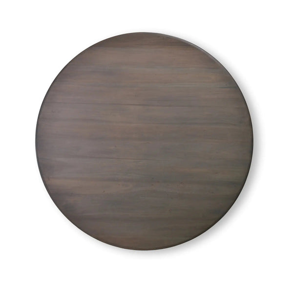 Trestle Round Dining Table 60'' w/o Grooves-Blue Hand Home