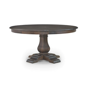 Trestle Round Dining Table 60'' w/o Grooves-Blue Hand Home