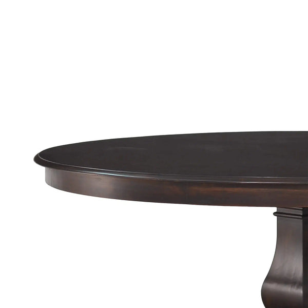 Trestle Round Dining Table 72'' w/o Grooves-Blue Hand Home