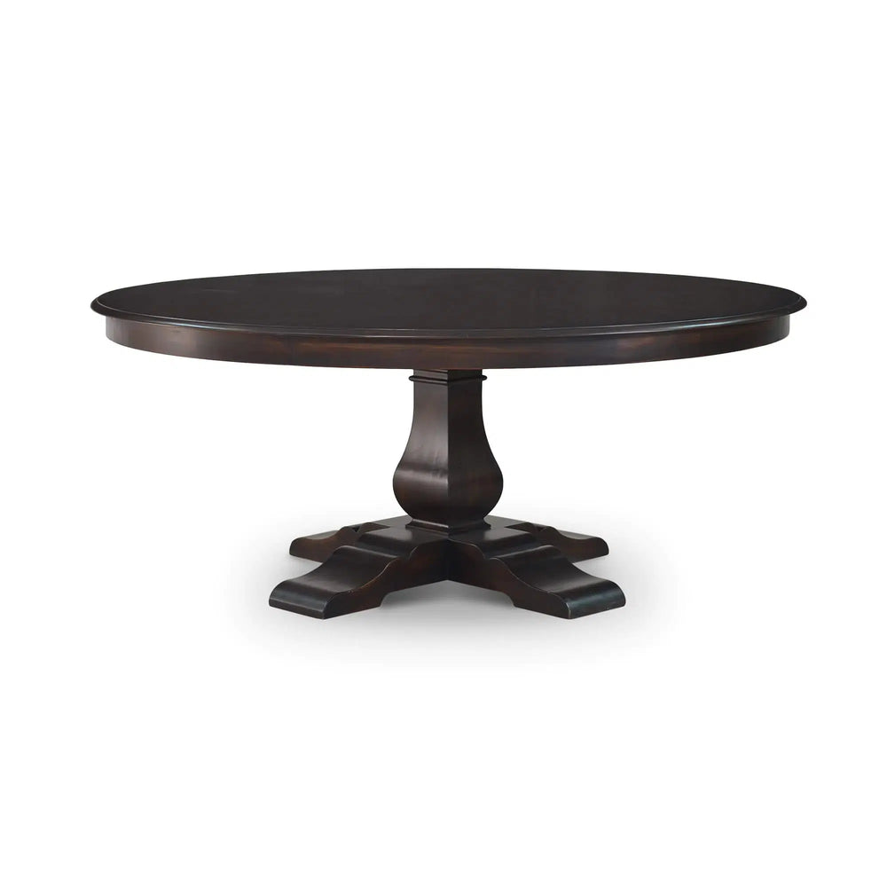 Trestle Round Dining Table 72'' w/o Grooves-Blue Hand Home