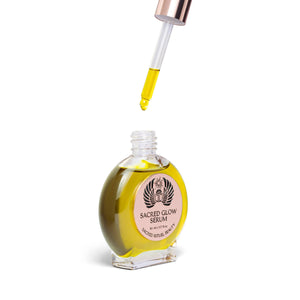 SACRED GLOW SERUM Organic Face Oil-Blue Hand Home