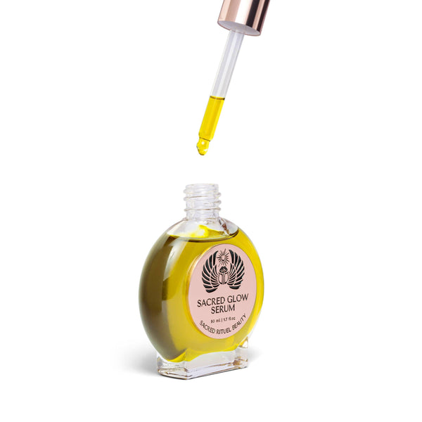 SACRED GLOW SERUM Organic Face Oil-Blue Hand Home