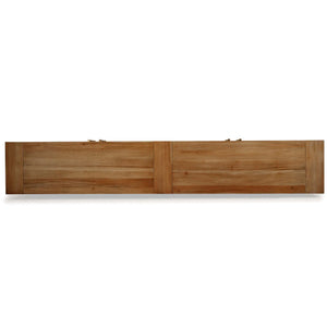 Fleet 4 Door Sideboard w/ Glass w/ LED-Blue Hand Home
