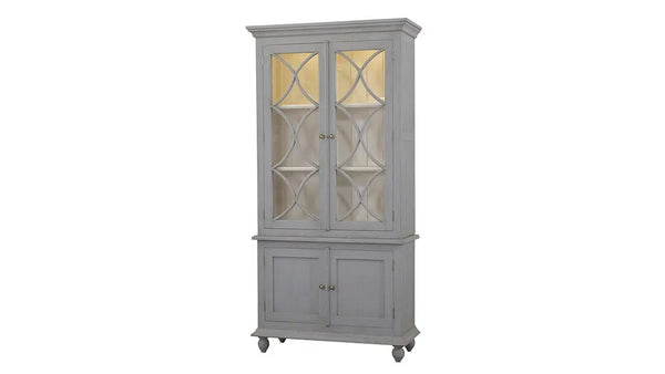 Hamilton Display Cabinet w/ 2 LED-Blue Hand Home