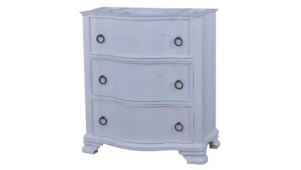 Davis Vanity w/o Marble Top & Sink-Blue Hand Home