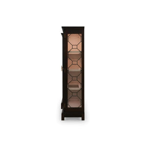 Ceylon 3 Door Display Cabinet w/ LED-Blue Hand Home
