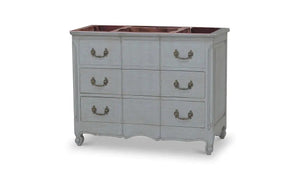 Provence Single Vanity w/o Marble Top & Sink-Blue Hand Home