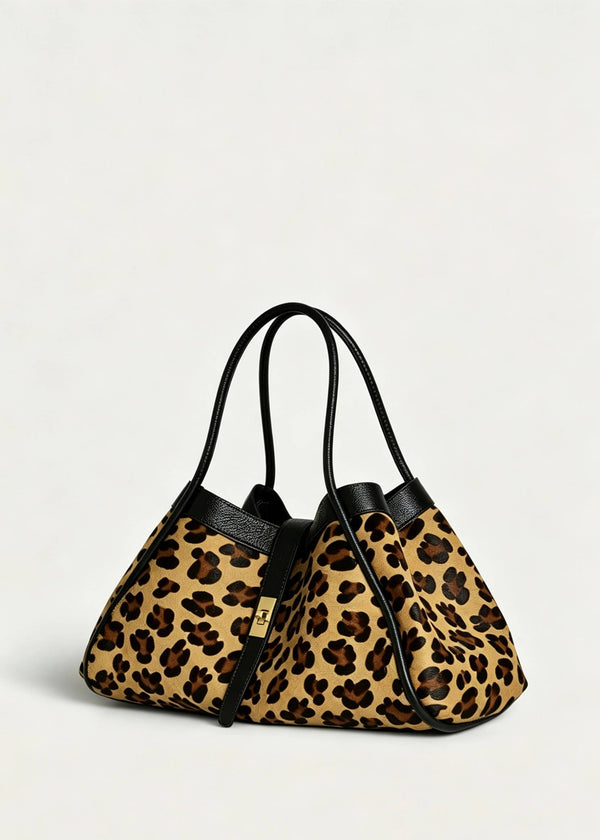 Limited Edition Genuine Calf Hair & Togo Leather Bag