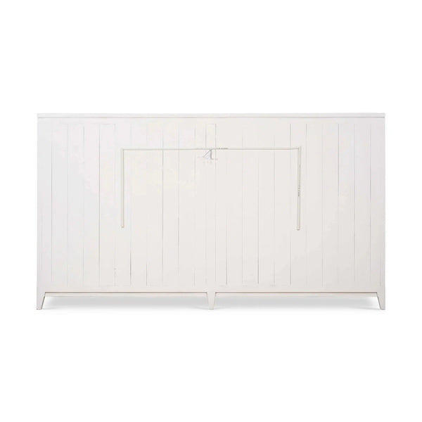 Paris Sideboard w/ 2 Drawers Glass Shelves w/ 2 LED-Blue Hand Home