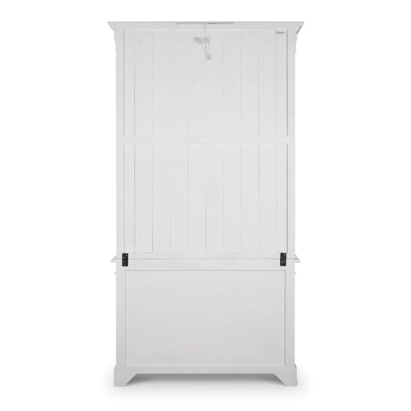 Fiona 4 Door Display Cabinet w/ Glass Shelves-Blue Hand Home