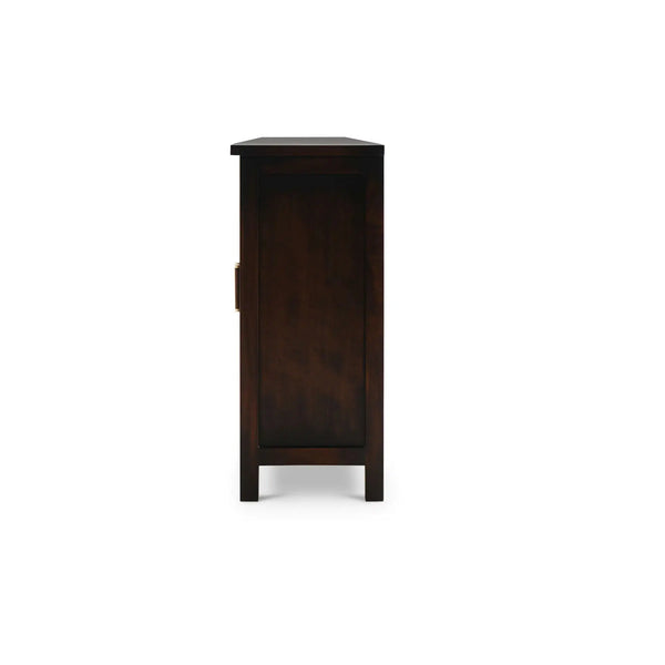 Madrone 6 Door Sideboard w/ Glass Shelves w/ 3 LED-Blue Hand Home