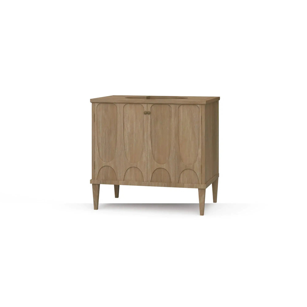 Eclipse Single Vanity w/o Sink & Marble Top-Blue Hand Home