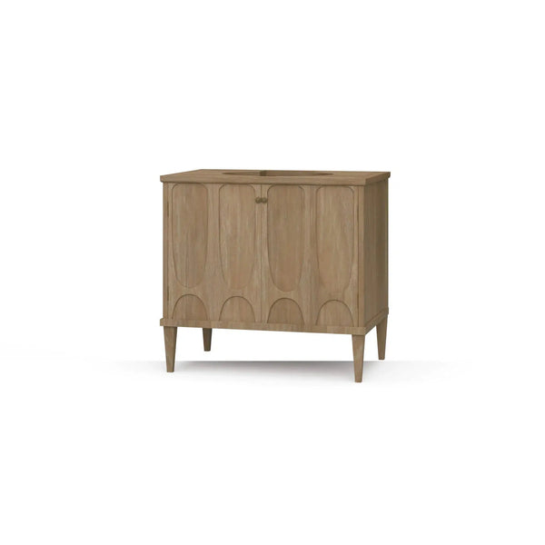 Eclipse Single Vanity w/o Sink & Marble Top-Blue Hand Home