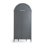 Chambre Dome Display Cabinet w/ Glass Shelves & LED-Blue Hand Home