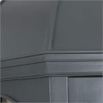 Chambre Dome Display Cabinet w/ Glass Shelves & LED-Blue Hand Home