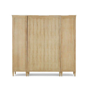 Chambre Display Cabinet w/ Glass Shelves & LED-Blue Hand Home