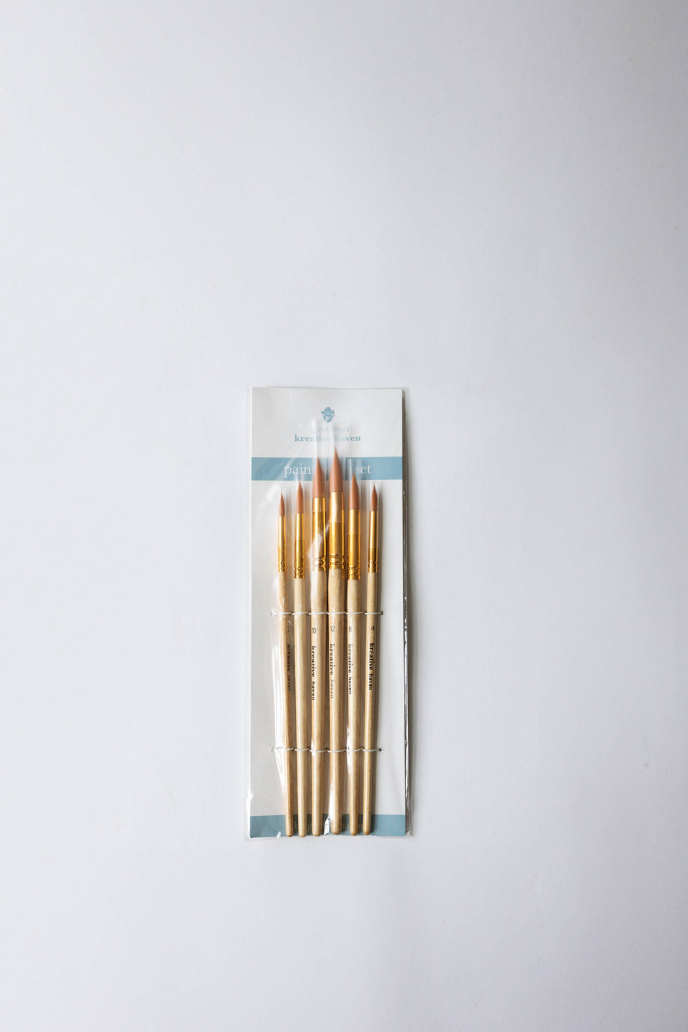 Round Tip Watercolor Brush Set - 6 piece-Blue Hand Home