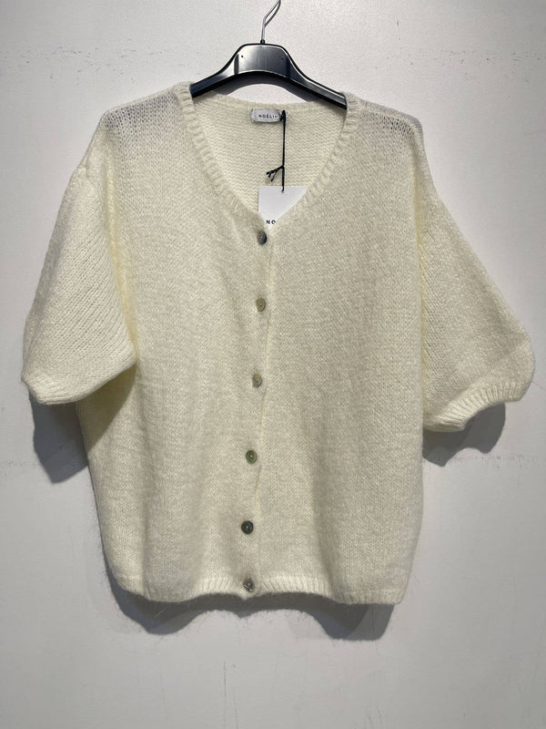 Kid mohair and wool vest 7529-Blue Hand Home