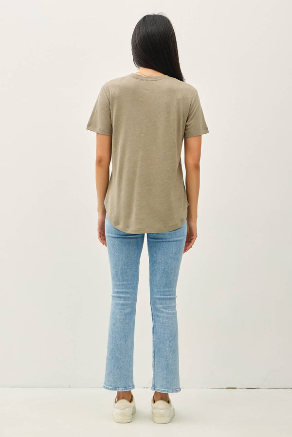 Basic V-Neck Short Sleeve T-Shirt