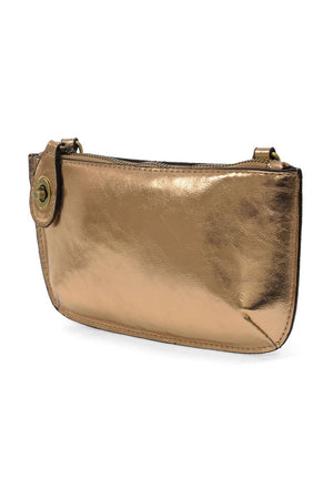 Liquid Metal Mini Crossbody Wristlet Clutch-Blue Hand Home