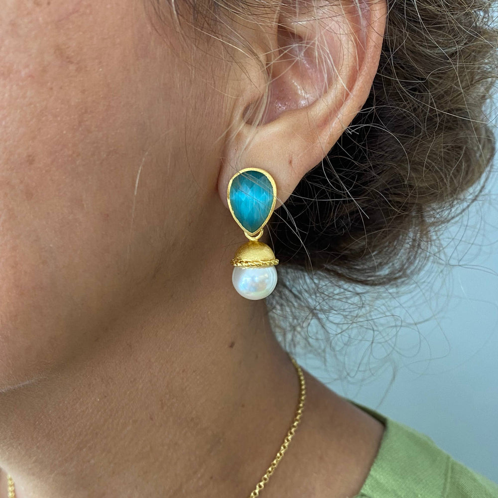 SABRINA EARRINGS-Blue Hand Home