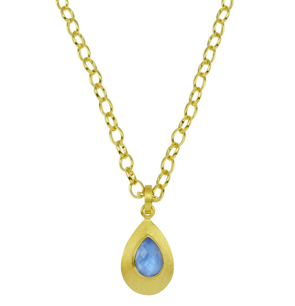 LYDIAN NECKLACE-Blue Hand Home