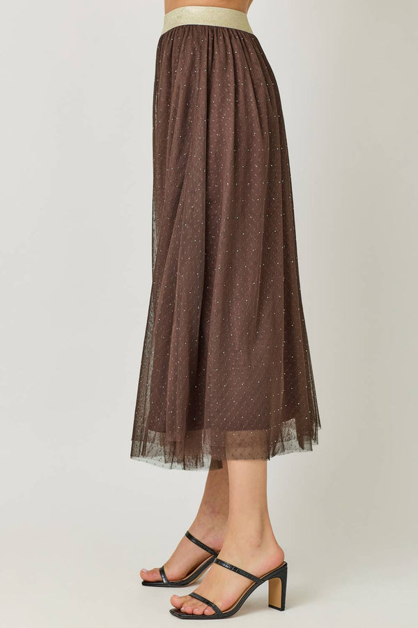 61286 Sparklet Tulle Skirt-Blue Hand Home